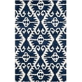 thumbnail image 1 of SAFAVIEH Wyndham Dzvonko Southwestern Wool Area Rug, Royal Blue/Ivory, 4' x 6', 1 of 8