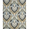 thumbnail image 1 of SAFAVIEH Wyndham Eglantine Damask Wool Area Rug, Blue/Multi, 8' x 10', 1 of 10