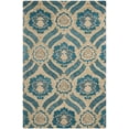 thumbnail image 1 of SAFAVIEH Wyndham Evan Damask Floral Area Rug, Blue/Grey, 6' x 9', 1 of 4