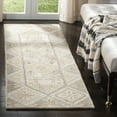 thumbnail image 1 of SAFAVIEH Wyndham Giuseppe Floral Wool Runner Rug, Ivory/Grey, 2'3" x 7', 1 of 7