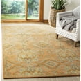 thumbnail image 1 of SAFAVIEH Wyndham Jocelyne Traditional Wool Area Rug, Terracotta, 5' x 5' Square, 1 of 8