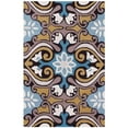 thumbnail image 1 of SAFAVIEH Wyndham Kristen Abstract Floral Wool Area Rug, Blue/Multi, 6' x 9', 1 of 5
