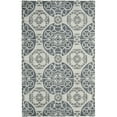 thumbnail image 1 of SAFAVIEH Wyndham Louise Medallion Wool Area Rug, Silver/Blue, 5' x 8', 1 of 9