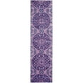 thumbnail image 1 of SAFAVIEH Wyndham Louise Medallion Wool Runner Rug, Purple, 2'3" x 11', 1 of 10