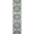 thumbnail image 1 of SAFAVIEH Wyndham Louise Medallion Wool Runner Rug, Silver/Blue, 2'3" x 11', 1 of 9