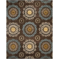 SAFAVIEH Wyndham Maitland Floral Area Rug, Eggplant/Multi, 8' x 10'