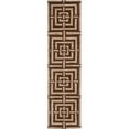 thumbnail image 1 of SAFAVIEH Wyndham Major Geometric Wool Runner Rug, Brown, 2'3" x 9', 1 of 5