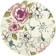 thumbnail image 1 of SAFAVIEH Wyndham Mira Floral Rose Wool Area Rug, Ivory/Multi, 7' x 7' Round, 1 of 10