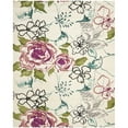 thumbnail image 1 of SAFAVIEH Wyndham Mira Floral Rose Wool Area Rug, Ivory/Multi, 8' x 10', 1 of 10