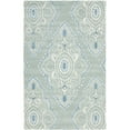 thumbnail image 1 of SAFAVIEH Wyndham Pompeii Damask Wool Area Rug, Blue/Ivory, 5' x 8', 1 of 10