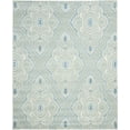 thumbnail image 1 of SAFAVIEH Wyndham Pompeii Damask Wool Area Rug, Blue/Ivory, 8'9" x 12', 1 of 8