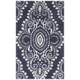 thumbnail image 1 of SAFAVIEH Wyndham Pompeii Damask Wool Area Rug, Dark Grey/Ivory, 2' x 3', 1 of 8