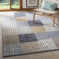 thumbnail image 1 of SAFAVIEH Wyndham Rida Geometric Wool Area Rug, Grey/Multi, 7' x 7' Square, 1 of 7