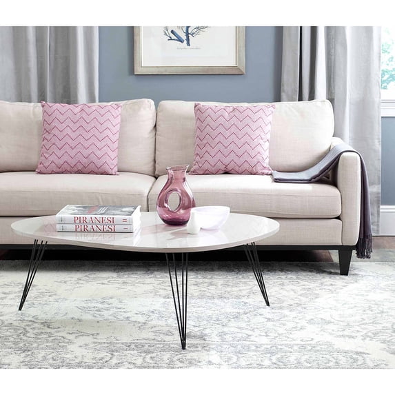 SAFAVIEH Wynton Retro Mid-Century Modern Coffee Table, Taupe/Black