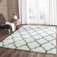 thumbnail image 1 of SAFAVIEH Yadira Geometric Quatrefoil Kids Shag Area Rug, Ivory/Blue, 8'6" x 12', 1 of 5