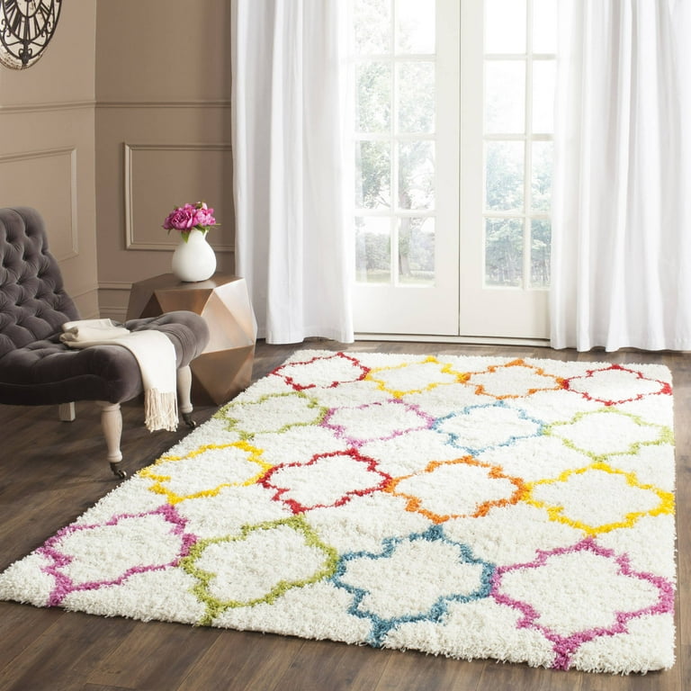 Safavieh Kids Shag 8 x 10 Multi Indoor Chevron Kids Area Rug Safavieh Kids Shag 8 x 10 Multi Indoor Chevron Kids Area Rug