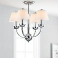 thumbnail image 1 of SAFAVIEH Yardley 4-Light Adjustable Chandelier, Chrome, 1 of 6