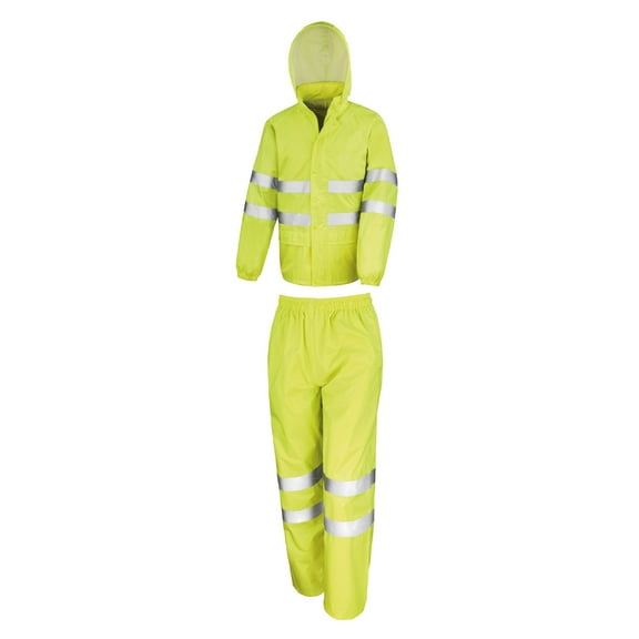 SAFE-GUARD by Result  Adult Waterproof Hi-Vis Suit