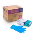 thumbnail image 1 of SAFE HEALTH Blue Nitrile Exam Gloves, 900-Count S M L XL, 3.5 Mil Free of Powder-Latex, Disposable-Textured, Clinic-Office-Daily, Medical, First-Aid, Clinics, Cooking, Cleaning, Puncture-Resistant, 1 of 15