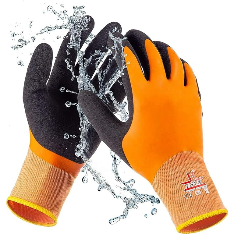 SAFEAT General Waterproof Work Gloves for Men and Women – Flexible