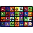 thumbnail image 1 of SAFECASTLE Kids Carpet My ABC Place Alphabet Rug 5'4" x 7'8"– Educational ABC Learning Area Rug – Colorful Classroom Rug for Kids, Toddlers, Preschool, Nursery, Playroom, Daycare & Children’s Bedroom, 1 of 7