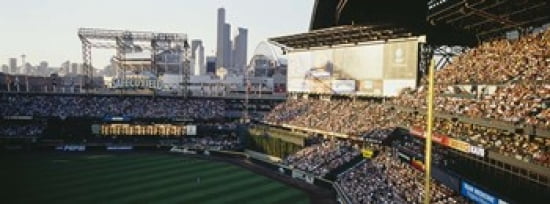 SAFECO Field Seattle WA Canvas Art - Panoramic Images (30 x 12)