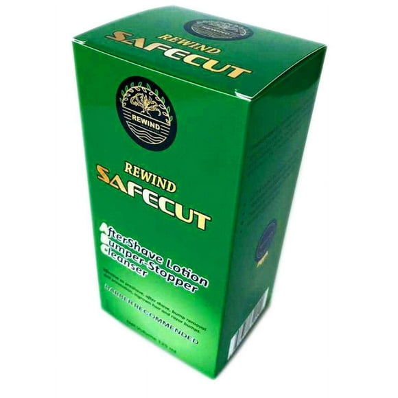 SAFECUT Skin Care Solution For Unsightly Razor Bumps, Ingrown Hair And Razor Burns ALCOHOL FREE, 2 X 4-Ounce Bottles (8OZ)