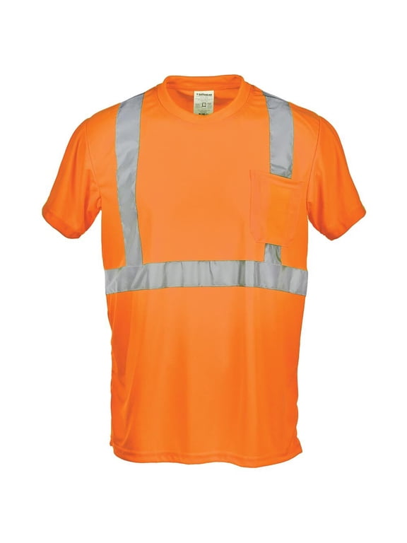 SAFEGEAR 4XL Orange High Vis T-Shirt - Type R Class 2, CSA Z96-15 Compliant