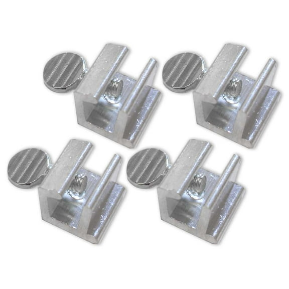 SAFEGUARD (2 Pack) 4-Piece Sliding Window Locks | No-Tool Installation | Durable & Discreet | 8 Locks Total Included
