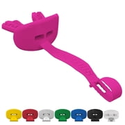 SAFEJAWZ Football Mouth Guard, Sports Lip Guard with Connected Strap, Adult and Youth Mouthpiece, One Size Pink