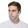 thumbnail image 1 of SAFEKO 18" White Disposable Breathable, Durable, Honeycomb Nylon Beard Nets Case of 1,000, 1 of 3