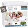 thumbnail image 1 of SAFEREST WATERPROOF QUEEN SIZE MATTRESS PROTECTOR FITTED WHITE, 1 of 5