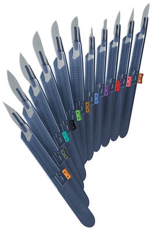 SAFESHIELD DISP SCLPL STR #10 FEATHER