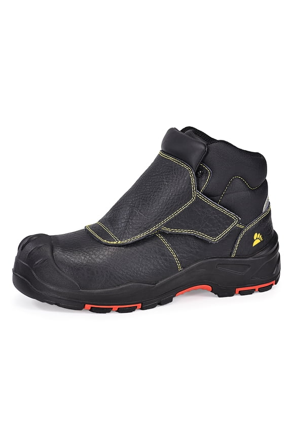 Welding Boots for Men Composite Toe Safety Boots Fire Resistant Welding Boot 300℃Heat Resistant Welder Working Boots