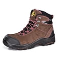thumbnail image 1 of SAFETOE Women's Steel Toe Boots Waterproof Cow Leather Lightweight Work Boots for Women Fire Safety Boots Non Slip Puncture Resistant, 1 of 7