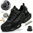 thumbnail image 1 of SAFETREK Steel Toe Safety Shoes for Men Women: Anti-Smash Anti-Puncture Anti-Slip Work Boots, Protective Work Footwear With Quickly Shoelaces,Lightweight Comfortable Shoes For Factory Construction, 1 of 9