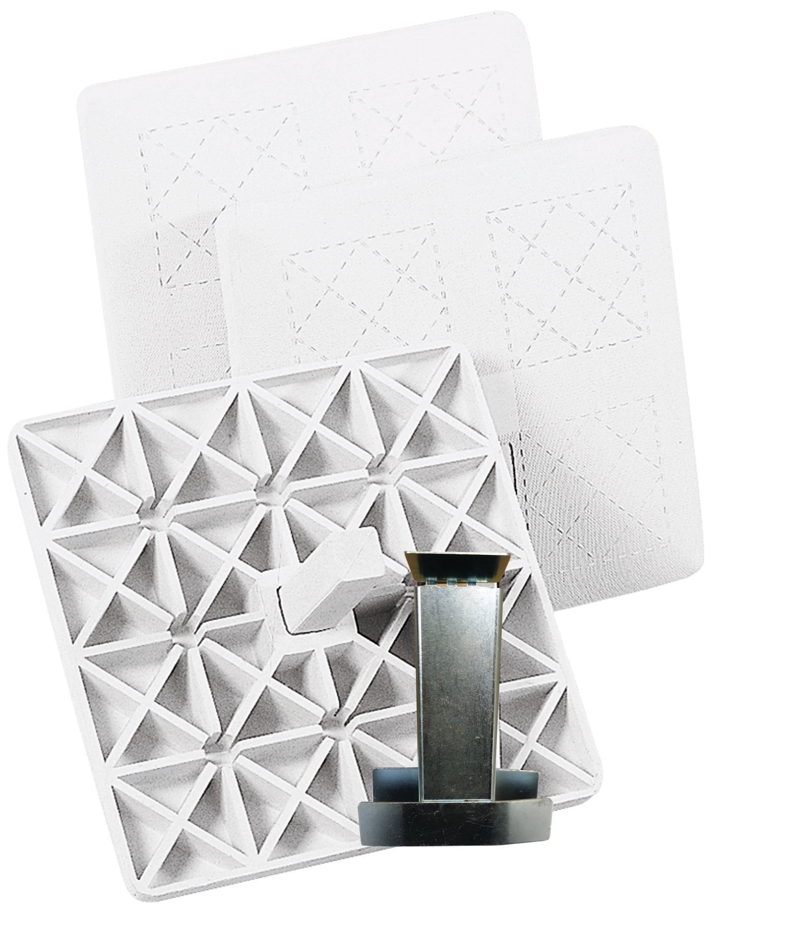 SAFETY STYLE RUBBER BASE, SET OF 3 BASES W/ANCHORS