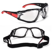SAFEYEAR Anti Fog Clear Safety Glasses For Work,With Scratch Resistant,UV 400,Impact Resistant.ANSI Z87.1 Tested Protective Goggles- For DIY, Lab Chemistry, Cycling Sports Glasses Three Colors
