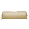 thumbnail image 1 of SAFFRON HANDICRAFTS Cotton 240TC - Bolster Cover Full Round Removable Cover for Neck Roll, Leg Rest,Yoga Practice, Meditation, Bed Sofa Couch (Beige, 6"x16"(15 cm x 60 cm), 1 of 4