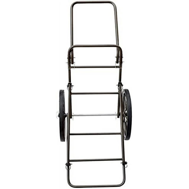 SAFSTAR Folding Deer Cart, Heavy-Duty Steel Hunting Game Cart w/ 2 Big Rubber Wheels & Lockable Design, 500 lbs Capacity Foldable Outdoor Carrying Cart for Luggage Firewood Deer An