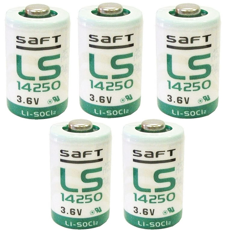  (10 PACK) Saft LS-14250 1/2 AA 3.6V Lithium (non Rechargeable)  : Health & Household