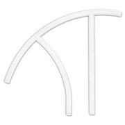 SAFTRON Marine Grade Aluminum Pool Handrail, White