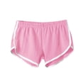 thumbnail image 1 of SAFUNY Women's Thin White Trim Athletic Shorts Elastic Waist Pocketed Running Bottoms Pink XXXL, 1 of 4