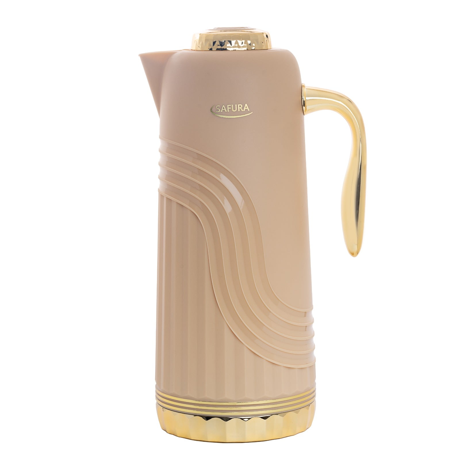 RELEA Vacuum Insulated Flask Thermal Pitcher with LED Temperature Display  2000ml Orange 