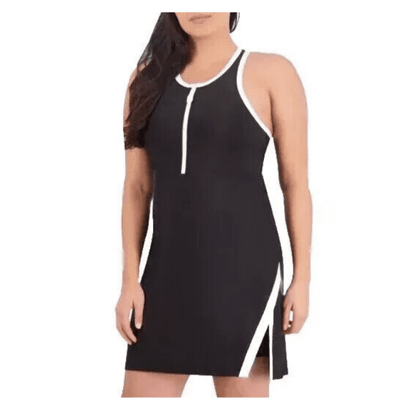 SAGE Ladies' Active Dress with Shorts, Black, XS