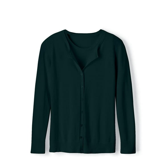 SAGEFINDS Caroline Cardigan and Shell Twinset | Women’s Button Down Sweater and Tank Top Set | Soft Knit | Long Sleeve | Forest Green Small Tall