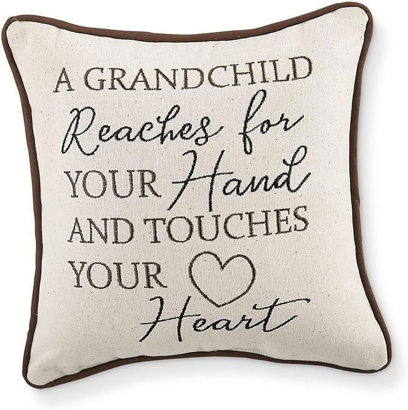 Motocross Grandma Heart Small Square Pillow