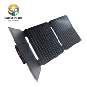 SAGEPEAK Solar Panel 30W Solar Panel Charger with USB and TYPE-C Port Foldable Battery Charger Portable IP65 Waterproof for Phones, Camera, Hiking, Backpacking, Camping, Outdoor