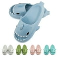 thumbnail image 1 of SAGUARO Cloud Shark Slides for Kids Cute Cartoon Slippers Shower Sandals, 1 of 7