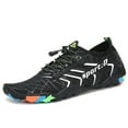 thumbnail image 1 of SAGUARO Womens Water Shoes Mens Aqua Shoes Quick Dry Sports Beach Swim Diving With Non-Slip Sole Black, 1 of 8